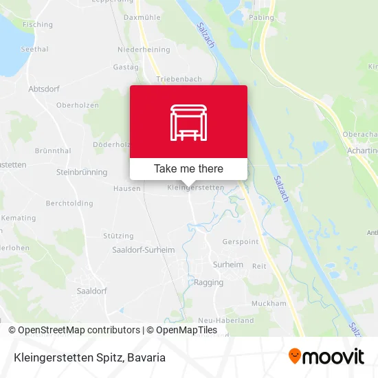 Карта Kleingerstetten Spitz