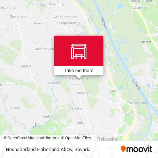 Neuhaberland Haberland Abzw map