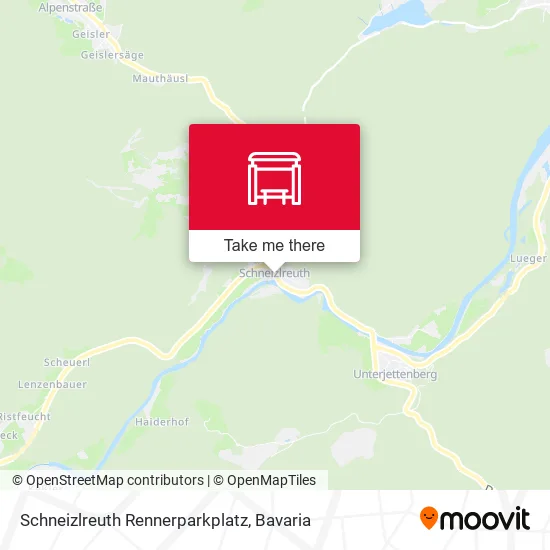 Карта Schneizlreuth Rennerparkplatz