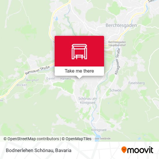 Bodnerlehen Schönau map