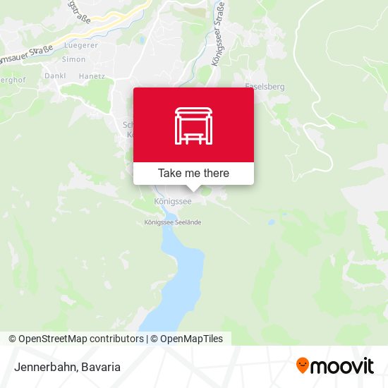 Карта Jennerbahn