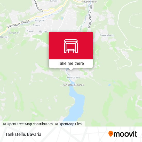 Tankstelle map