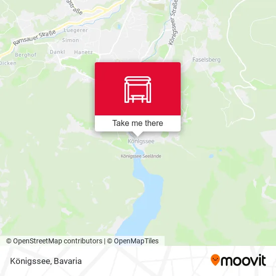 Карта Königssee