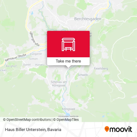 Карта Haus Biller Unterstein