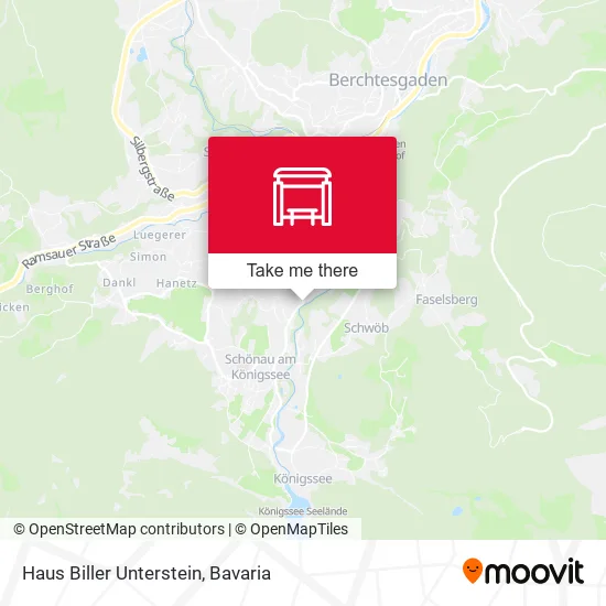 Карта Haus Biller Unterstein