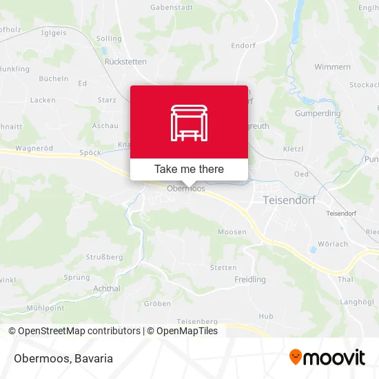 Карта Obermoos