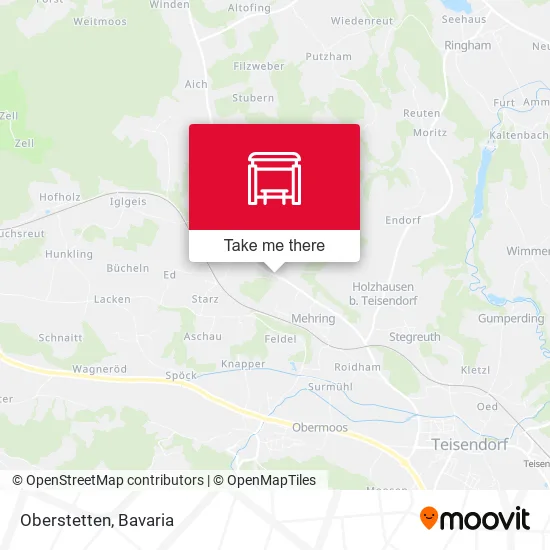 Карта Oberstetten