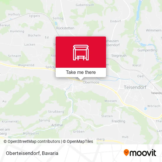 Карта Oberteisendorf
