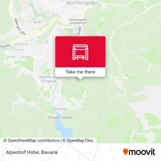Hotel Alpenhof map