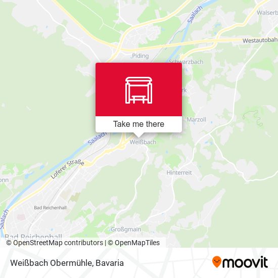 Weißbach Obermühle map