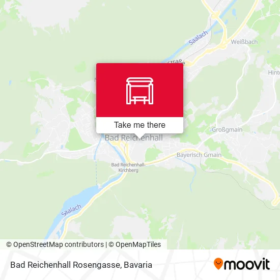Карта Bad Reichenhall Rosengasse