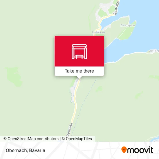 Карта Obernach