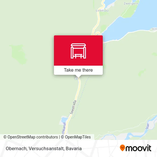 Карта Obernach, Versuchsanstalt