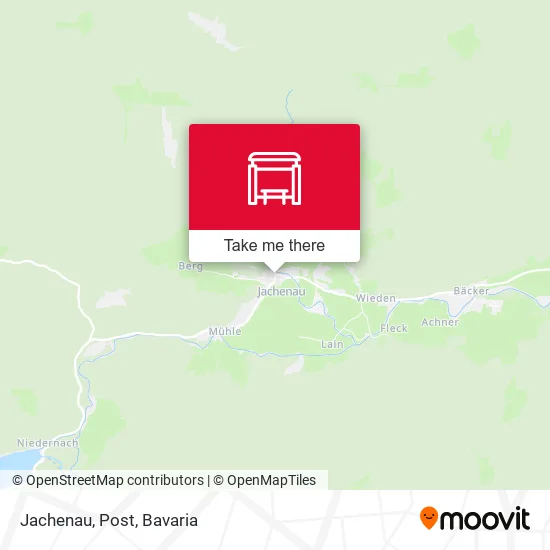 Карта Jachenau, Post