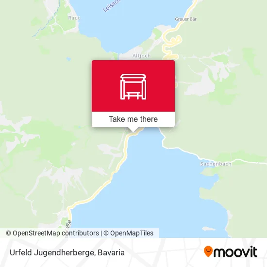 Карта Urfeld Jugendherberge