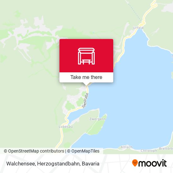 Walchensee, Herzogstandbahn map