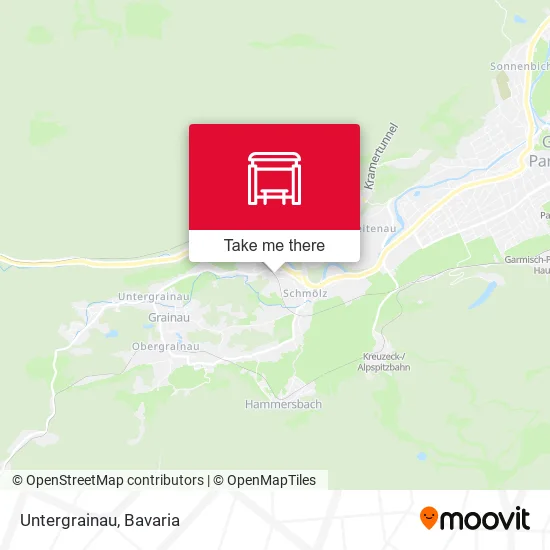 Карта Untergrainau