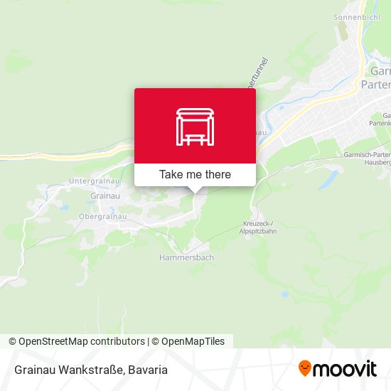 Grainau Wankstraße map
