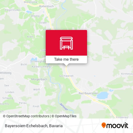 Карта Bayersoien-Echelsbach