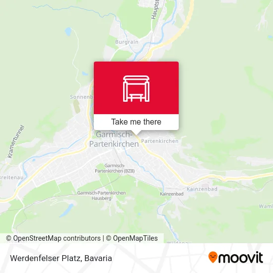 Карта Werdenfelser Platz