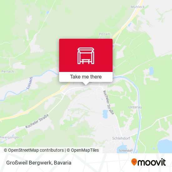 Großweil Bergwerk map