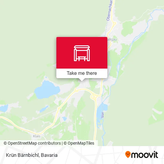 Карта Krün Bärnbichl