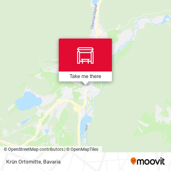 Карта Krün Ortsmitte