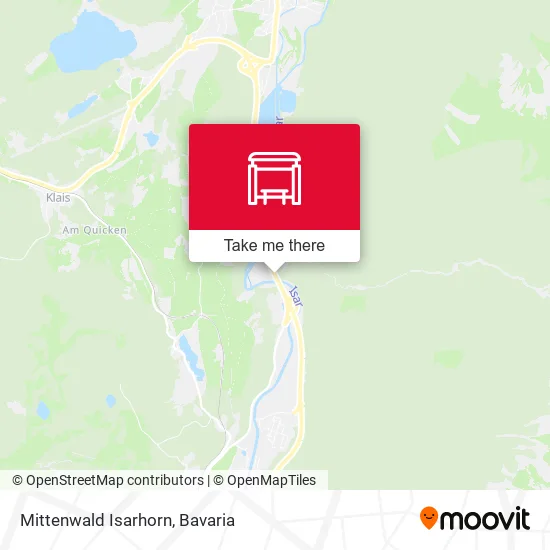 Карта Mittenwald Isarhorn