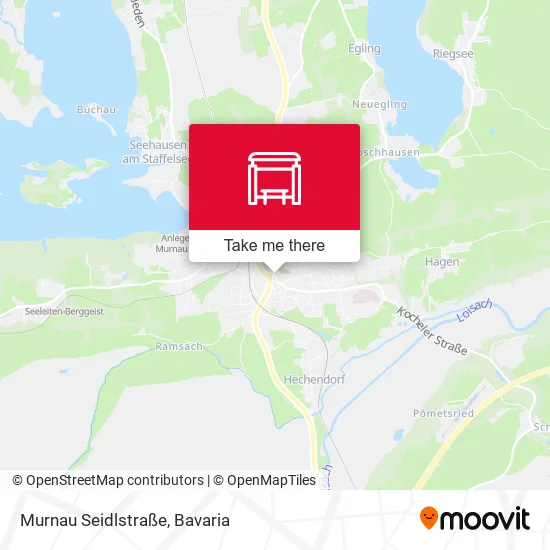 Карта Murnau Seidlstraße