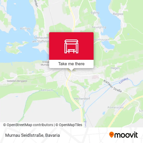 Карта Murnau Seidlstraße