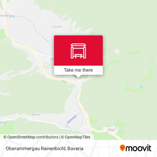 Oberammergau Rainenbichl map