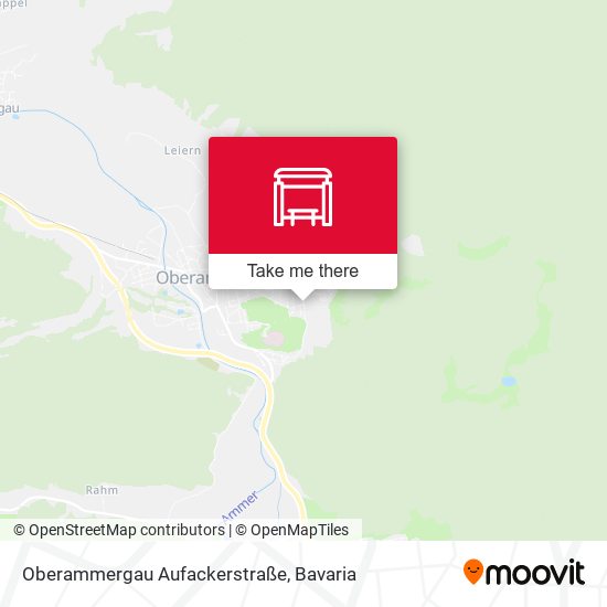 Oberammergau Aufackerstraße map