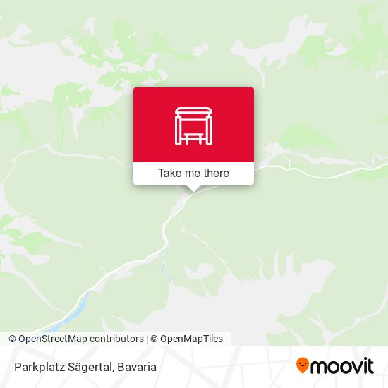 Parkplatz Sägertal map