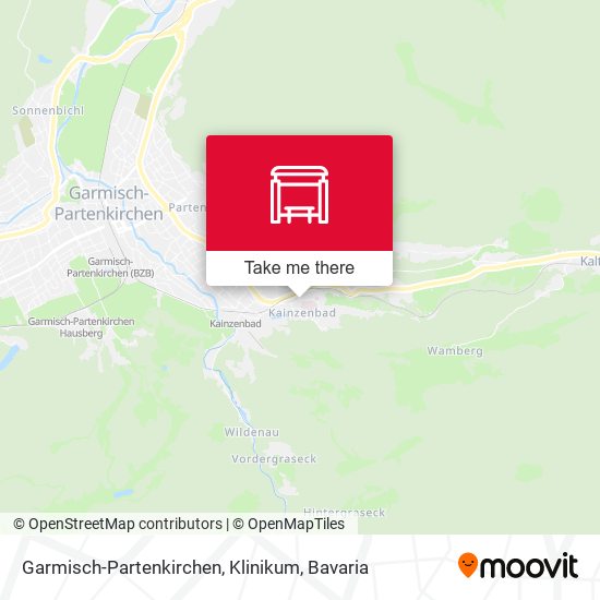 Garmisch-Partenkirchen, Klinikum map