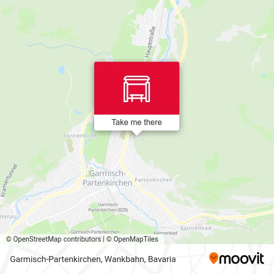 Карта Garmisch-Partenkirchen, Wankbahn