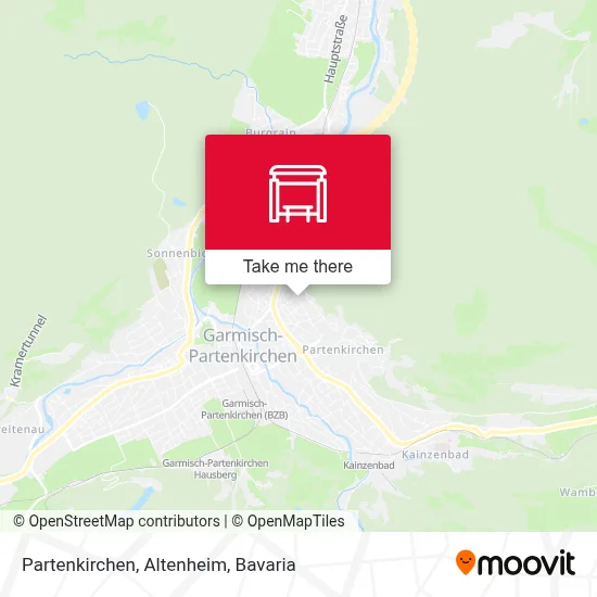 Partenkirchen, Altenheim map