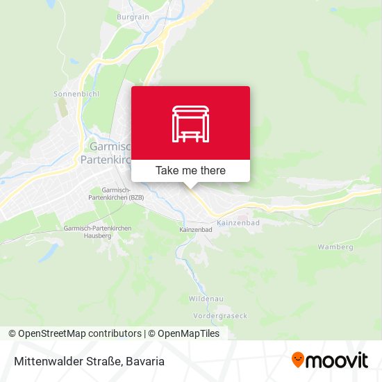 Mittenwalder Straße map