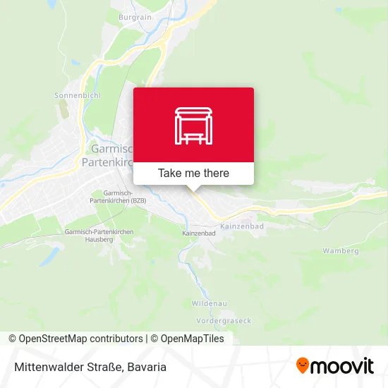 Карта Mittenwalder Straße