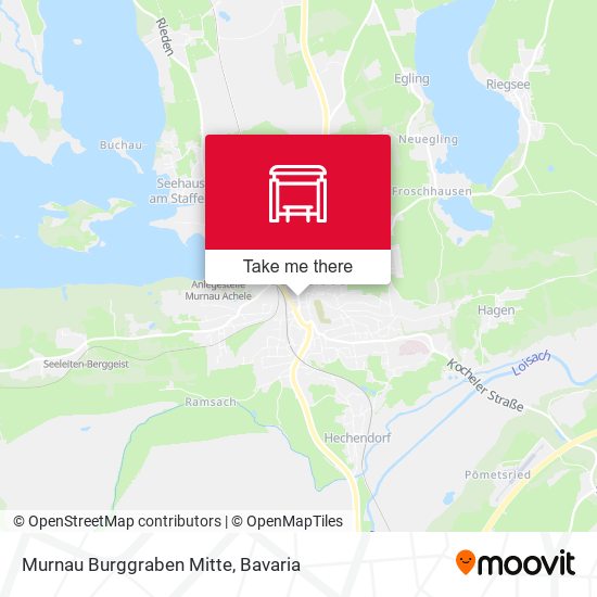 Murnau Burggraben Mitte map