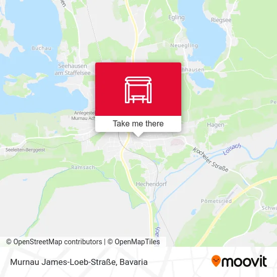 Карта Murnau James-Loeb-Straße
