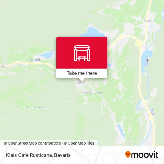 Карта Klais Cafe Rusticana