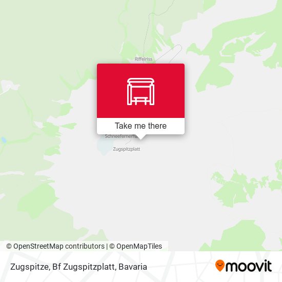 Zugspitze, Bf Zugspitzplatt map