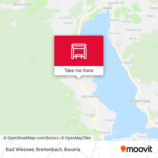Bad Wiessee, Breitenbach map