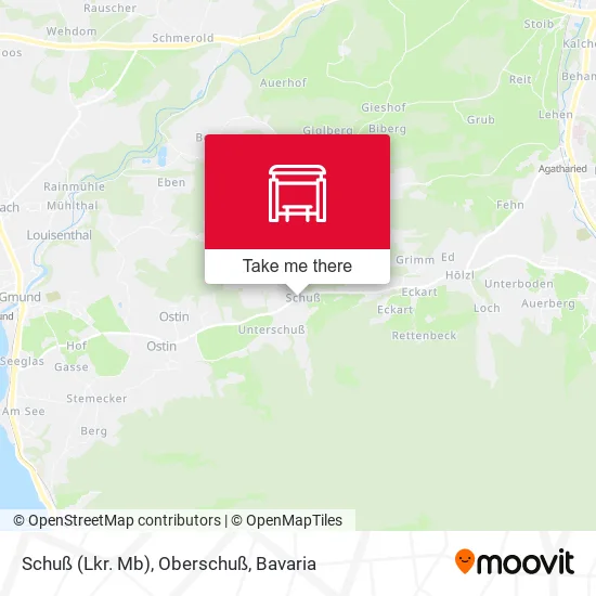 Карта Schuß (Lkr. Mb), Oberschuß