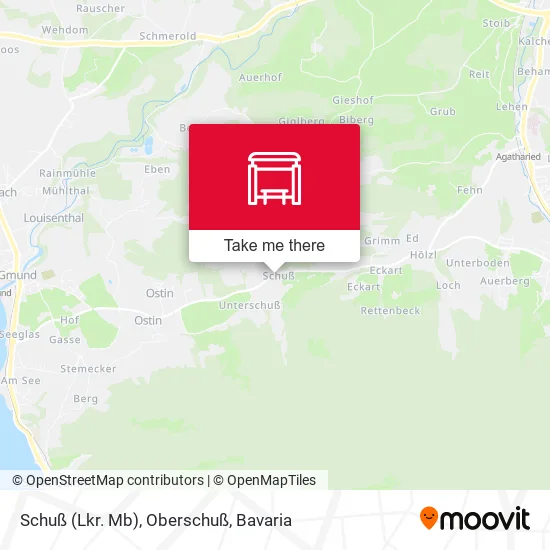 Карта Schuß (Lkr. Mb), Oberschuß