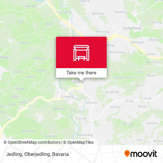 Карта Jedling, Oberjedling