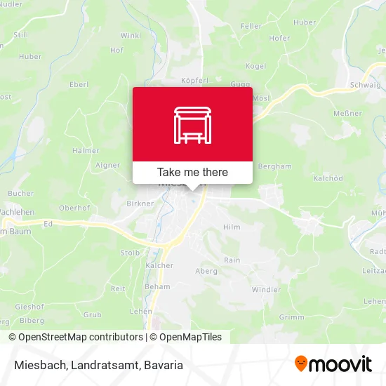 Карта Miesbach, Landratsamt