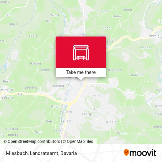 Карта Miesbach, Landratsamt
