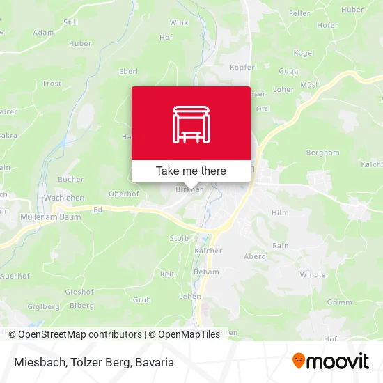 Карта Miesbach, Tölzer Berg