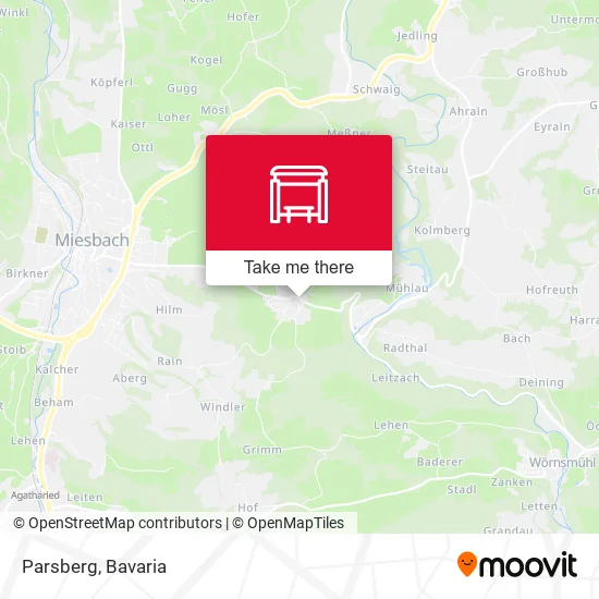 Карта Parsberg